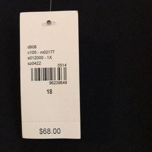 Lane Bryant Tops - NWT Lane Bryant sz 18w black sleeveless top Lane Bryant Tops - NWT Lane Bryant sz 18w black sleeveless top